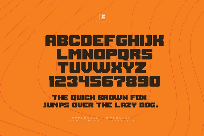 Thuner by Linecreative — Display Font — thumbnail 2