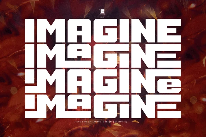 Thuner by Linecreative — Display Font — thumbnail 3