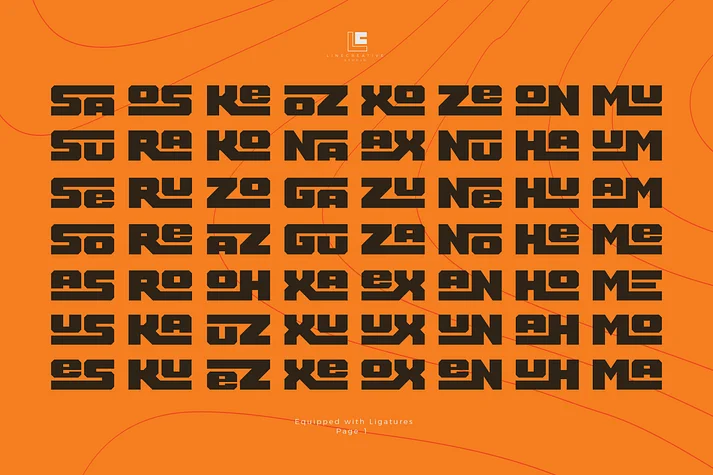 Thuner by Linecreative — Display Font — thumbnail 5