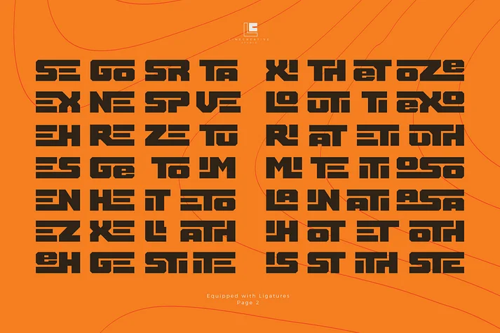 Thuner by Linecreative — Display Font — thumbnail 7