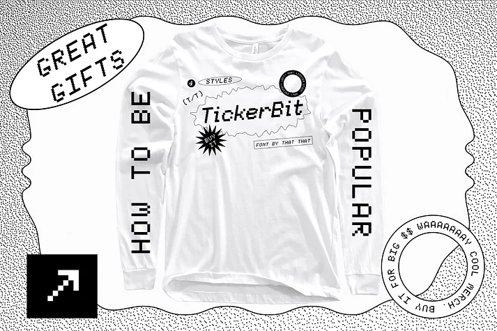 Tickerbit by That That Creative — Display Font — thumbnail 7