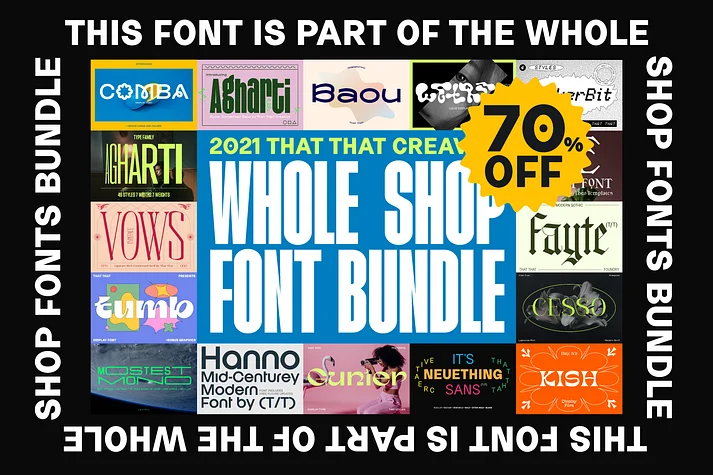 Tickerbit by That That Creative — Display Font — thumbnail 8