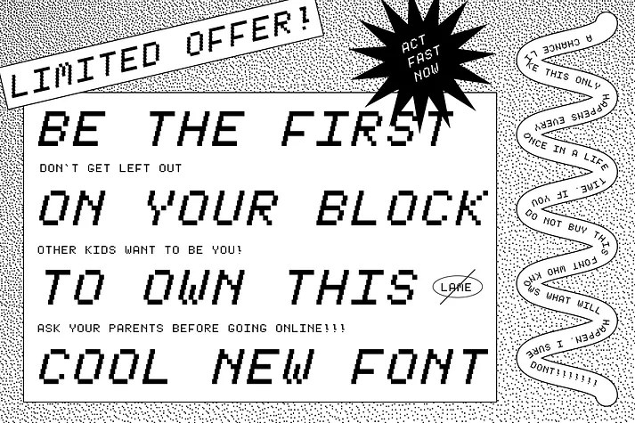 Tickerbit by That That Creative — Display Font — thumbnail 9