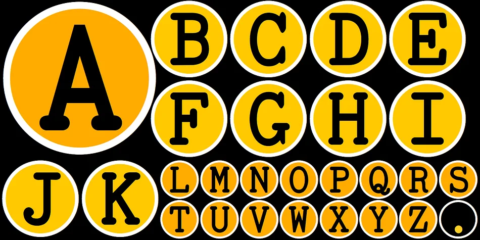 TOCinRings by Ingrimayne Type β Decorative Font