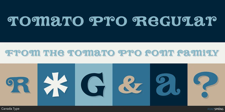 TOMATO PRO by Canada Type — Decorative Font