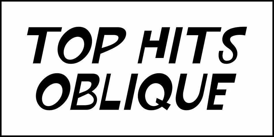 Top Hits JNL by Jeff Levine Fonts — Display Font — thumbnail 4