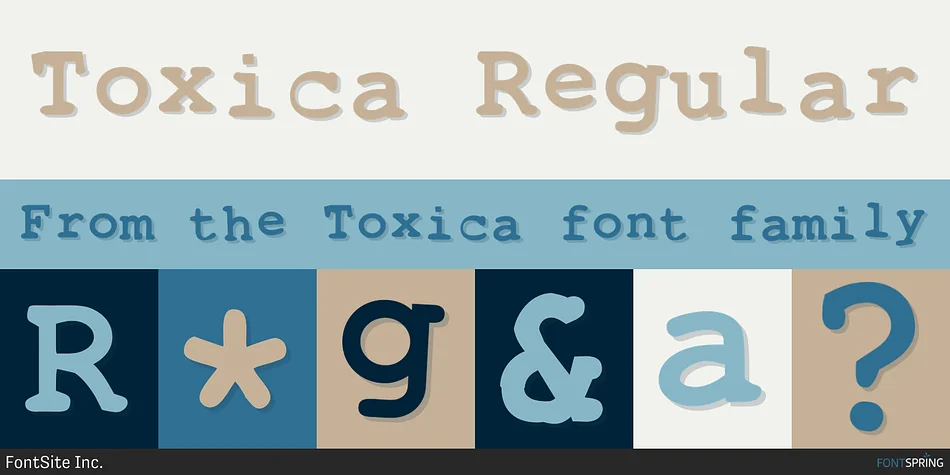 Toxica by FontSite Inc. β Decorative Font