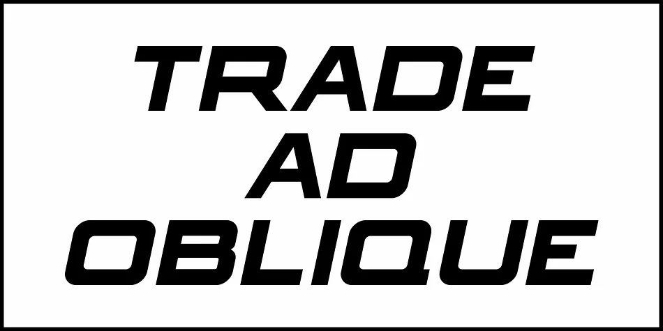 Trade Ad JNL by Jeff Levine Fonts — Display Font — thumbnail 4