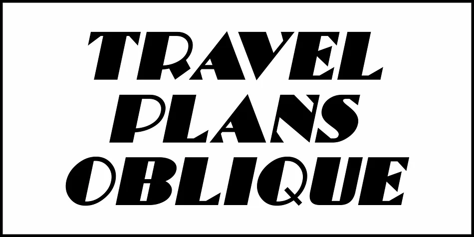 TRAVEL PLANS JNL by Jeff Levine Fonts — Decorative Font — thumbnail 4