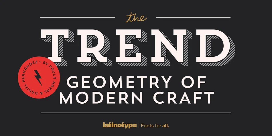 TREND by Latinotype — Dingbats Font