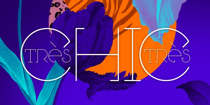 TRES TRES CHIC by dooType — Decorative Font