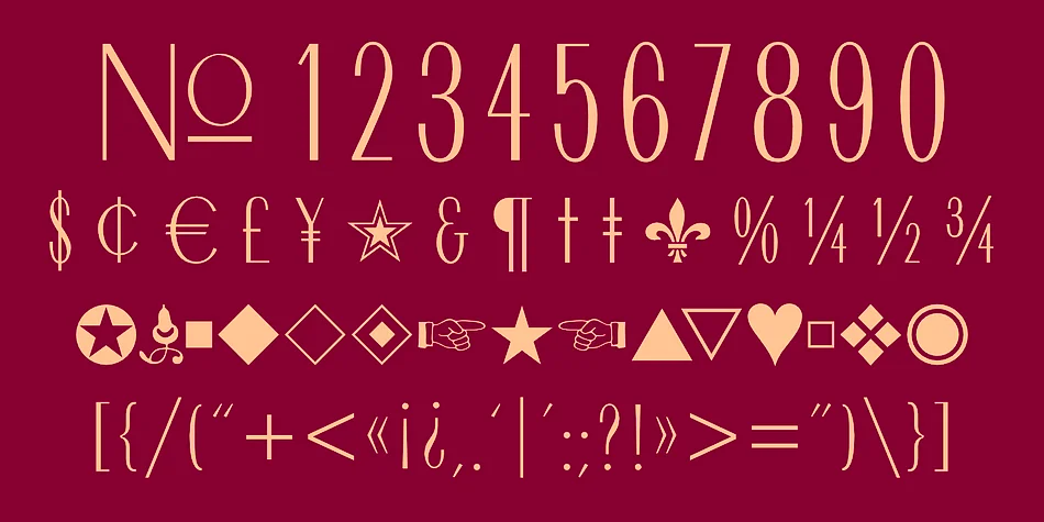 TRIO CT by CastleType — Decorative Font — thumbnail 10