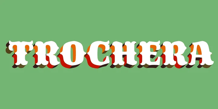 TROCHERA by Sardiez — Decorative Font