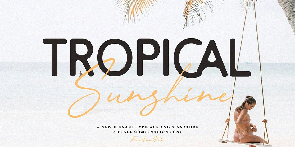 TROPICA SUNSHINE by Anaya Studio — Script Handwritten Font
