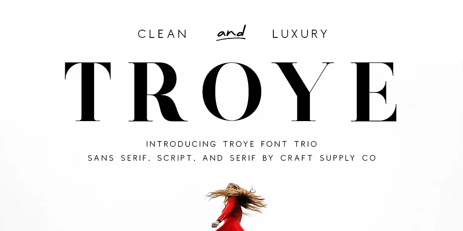 Troye by Craft Supply Co. — Display Font