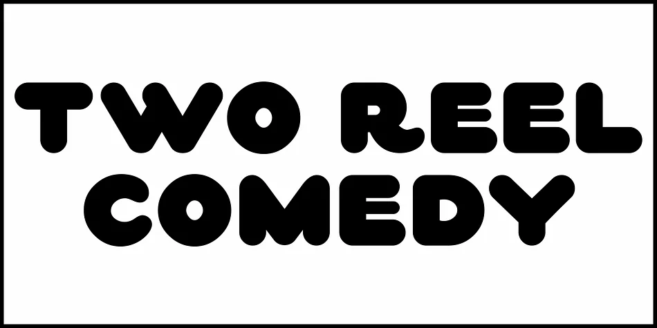 TWO REEL COMEDY JNL by Jeff Levine Fonts — Display Font — thumbnail 2