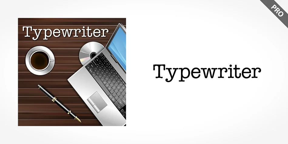 Typewriter Pro by SoftMaker β Decorative Font