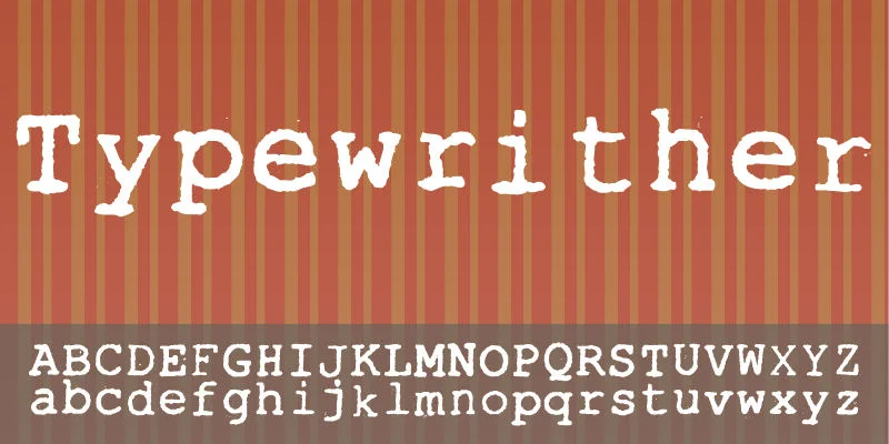 Typewrither by Pizzadude.dk — Decorative Font