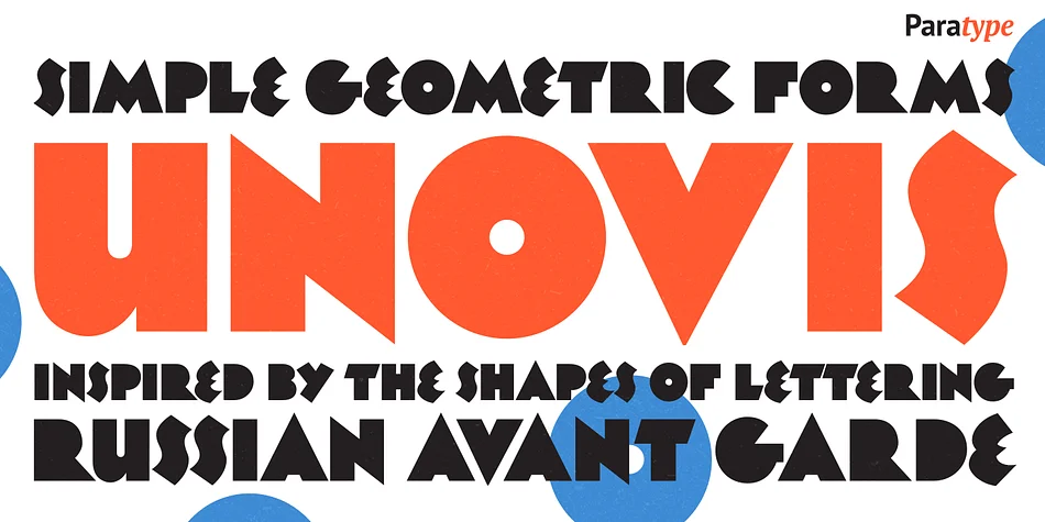 UNOVIS by ParaType — Display Font