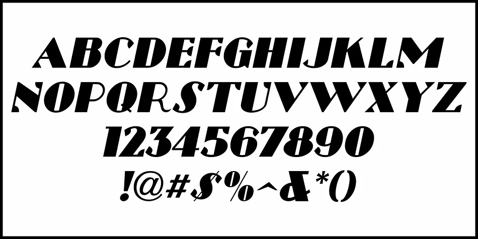 Uptown Deco by Jeff Levine Fonts — Decorative Font — thumbnail 5