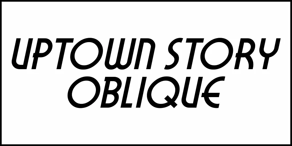 UPTOWN STORY JNL by Jeff Levine Fonts — Decorative Font — thumbnail 4