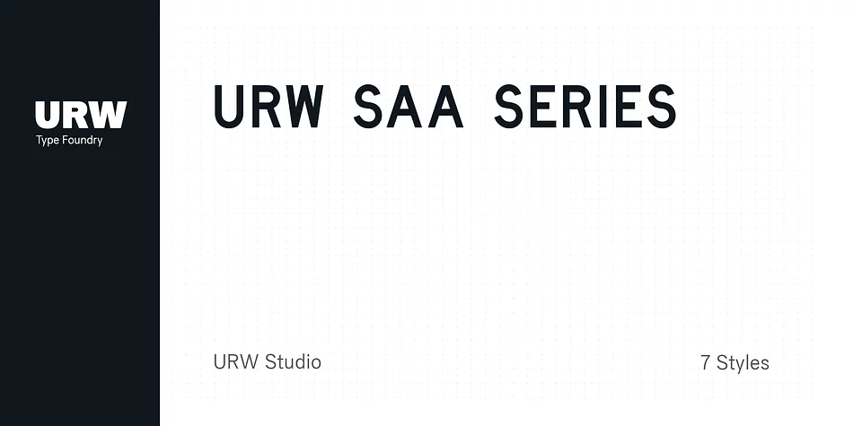 URW SAA SERIES by URW Type Foundry โ Display Font