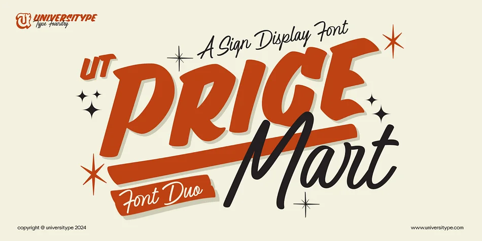 UT Pricemart by Universitype โ Script Handwritten Font