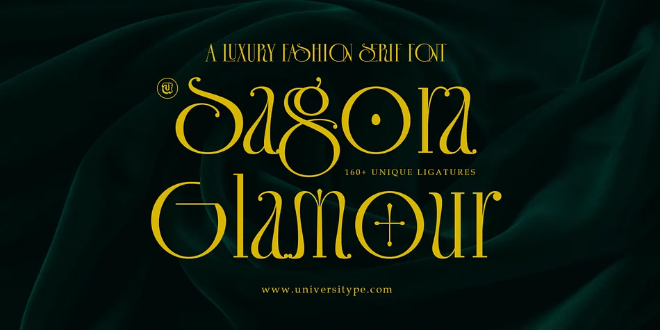 UT Sagora Glamour by Universitype โ Decorative Font