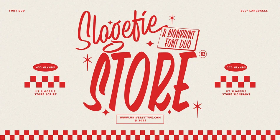 UT Slogefie Store by Universitype โ Display Font