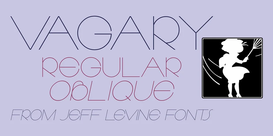 VAGARY JNL by Jeff Levine Fonts — Display Font