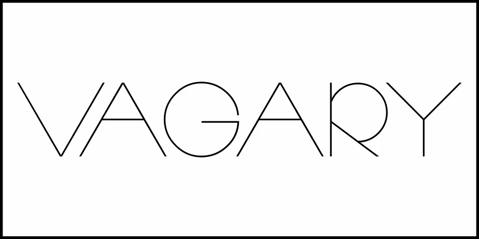 VAGARY JNL by Jeff Levine Fonts — Display Font — thumbnail 2