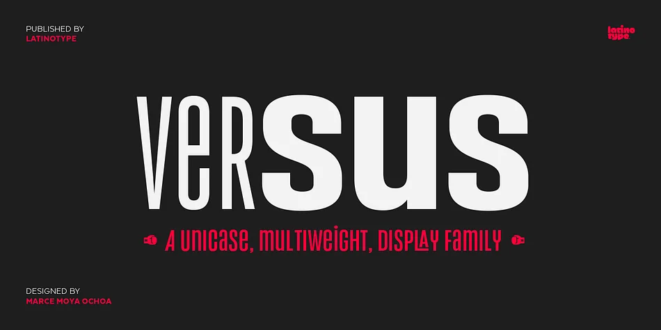Versus by Latinotype — Display Font
