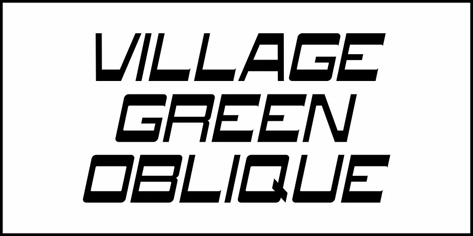 VILLAGE GREEN JNL by Jeff Levine Fonts — Display Font — thumbnail 4