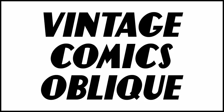 VINTAGE COMICS JNL by Jeff Levine Fonts — Decorative Font — thumbnail 4