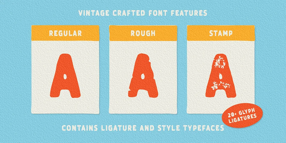 VINTAGE CRAFTED by Edignwn Type — Script Handwritten Font — thumbnail 6