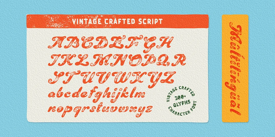 VINTAGE CRAFTED by Edignwn Type — Script Handwritten Font — thumbnail 8