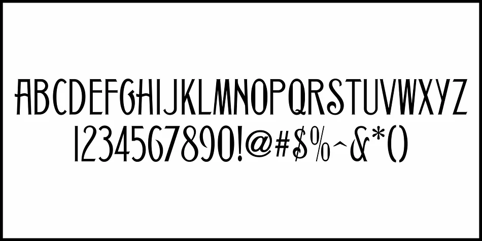 Vintage Nouveau JNL by Jeff Levine Fonts — Decorative Font — thumbnail 3