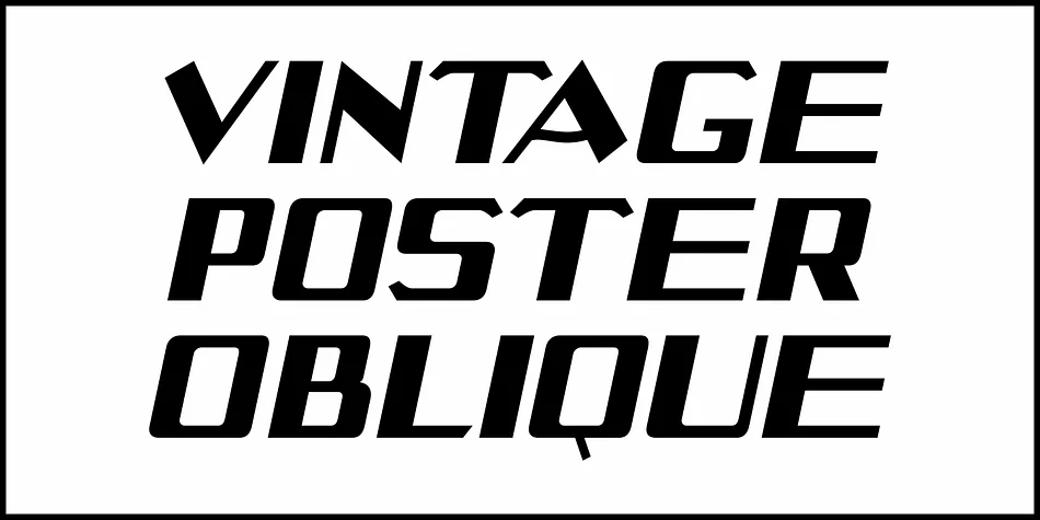 VINTAGE POSTER JNL by Jeff Levine Fonts — Display Font — thumbnail 4