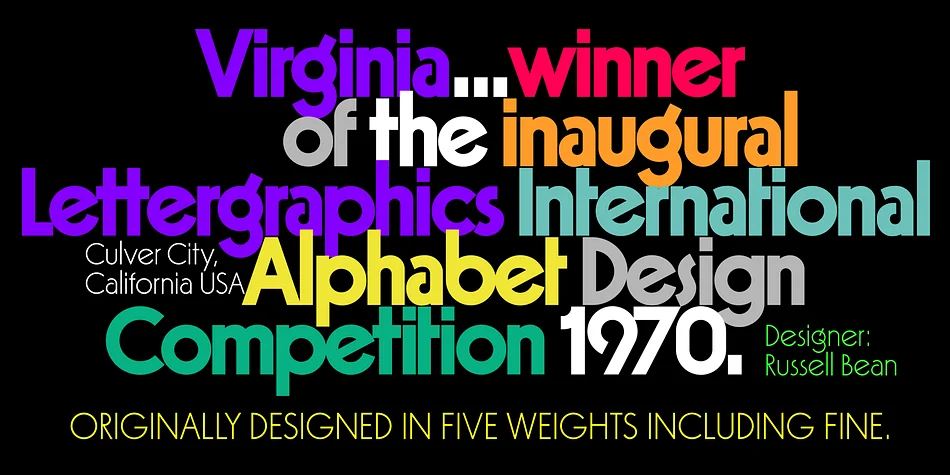 Virginia by Type Associates — Decorative Font — thumbnail 2