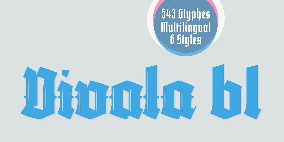Vivala bl by Johannes Hoffmann β Blackletter Font