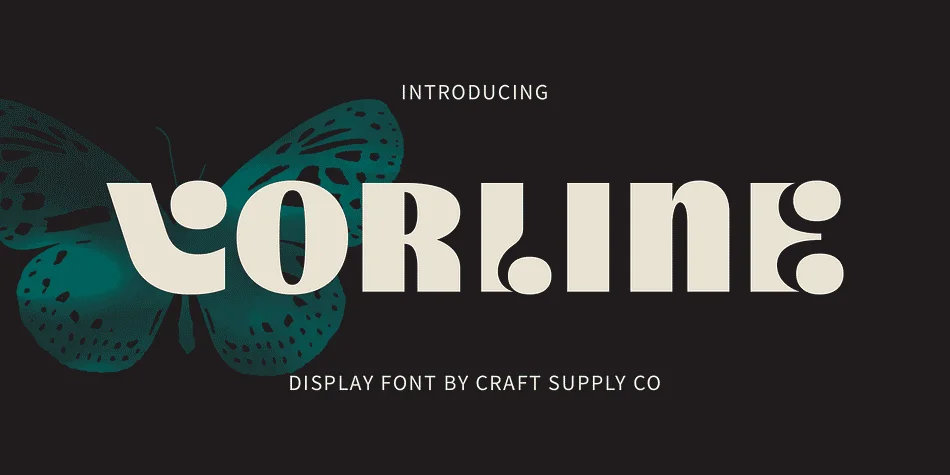 Vorline by Craft Supply Co. — Display Font