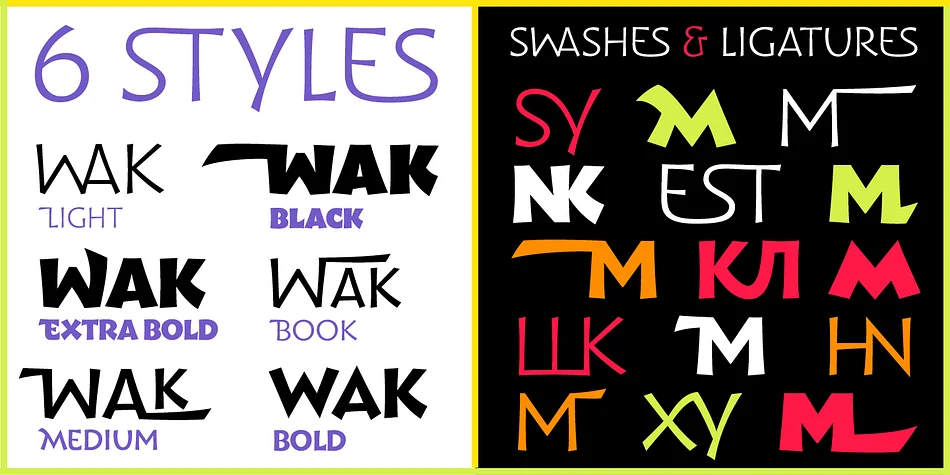Wak by ParaType — Display Font — thumbnail 2