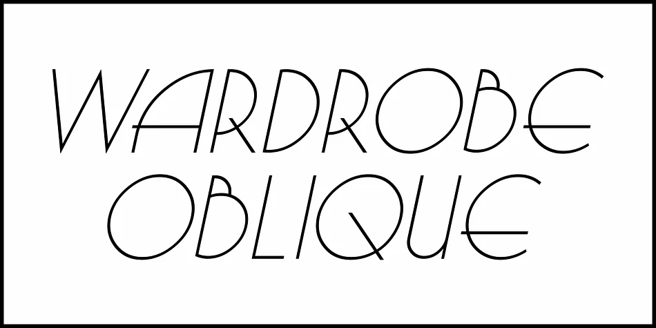 WARDROBE JNL by Jeff Levine Fonts — Decorative Font — thumbnail 4