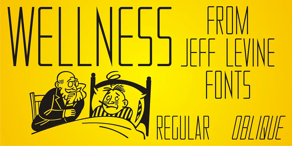 WELLNESS JNL by Jeff Levine Fonts — Display Font