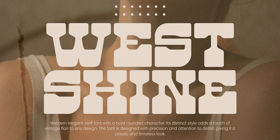 West Shine by roomspace — Decorative Font