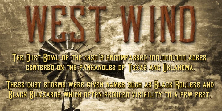 West Wind by FontMesa — Decorative Font
