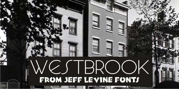 WESTBROOK JNL by Jeff Levine Fonts — Display Font