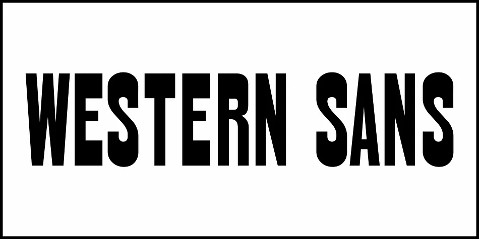WESTERN SANS JNL by Jeff Levine Fonts — Display Font — thumbnail 2