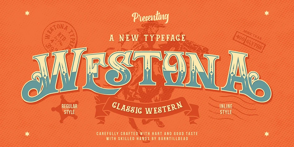 Westona by Burntilldead — Decorative Font
