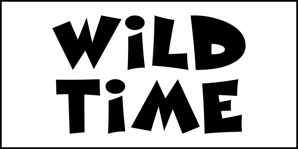Wild Time JNL by Jeff Levine Fonts — Display Font — thumbnail 2